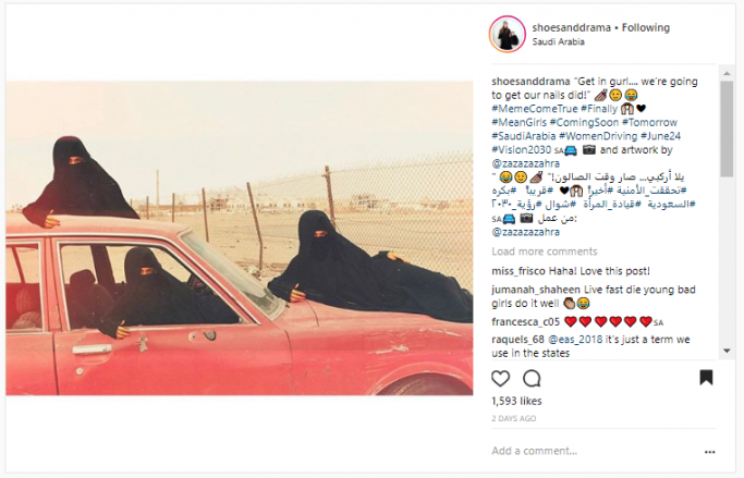 Celebrating Saudi Women Driving Celebrating Saudi Women Driving